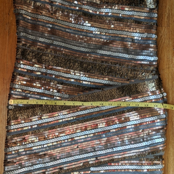 Chelsea & Violet Sequin Racerback Slip Dress NWT M - Picture 5 of 7